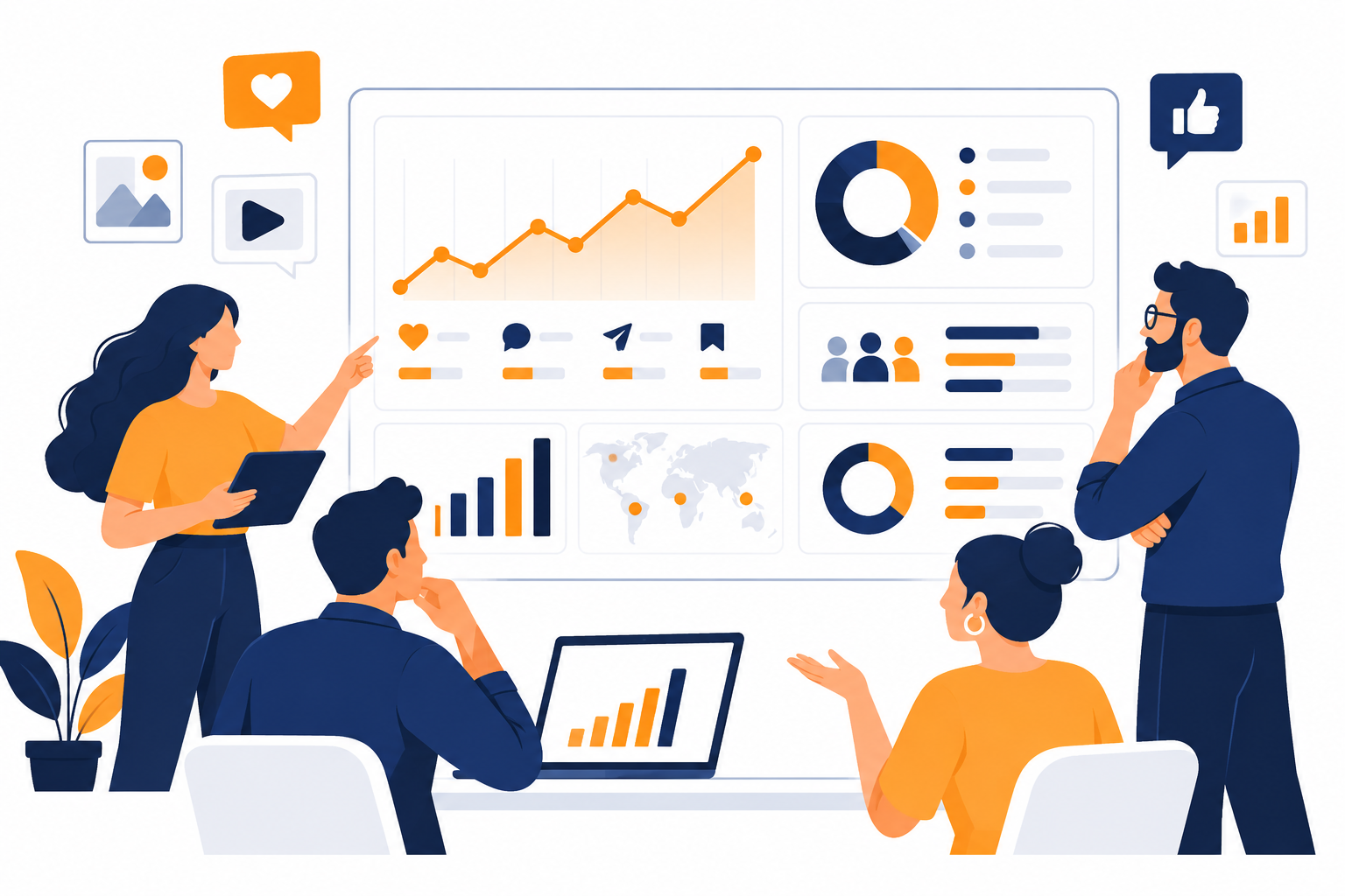 Analítica de contenidos en redes sociales