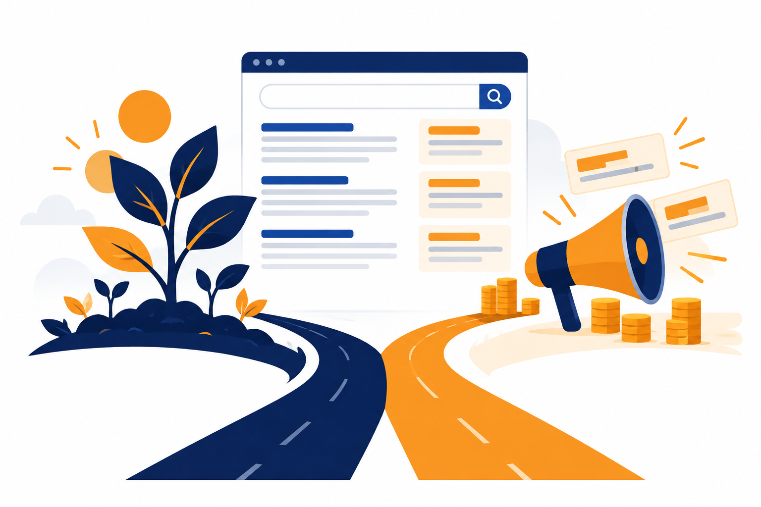 Comparativa entre SEO y SEM