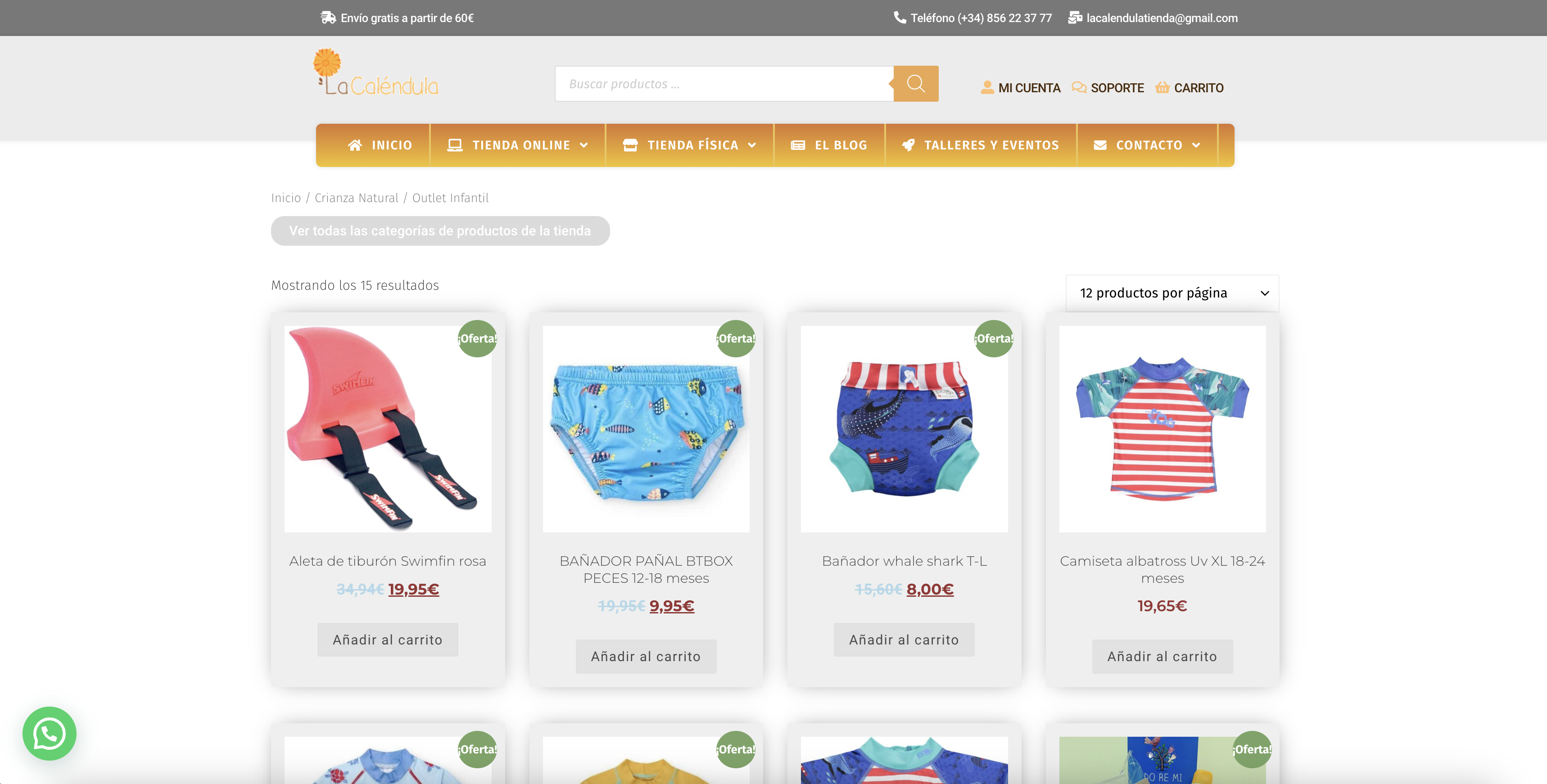 La Caléndula WooCommerce